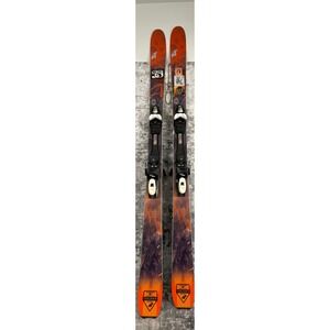 Nordica Navigator 90 Skis 186cm Adjustable Bindings All Mountain Men Orange Hex